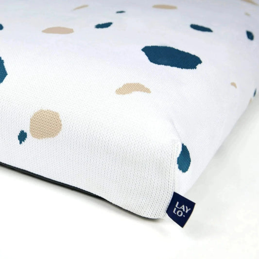 White Terrazzo Mid-Century Modern Dog Bed or Bed Cover